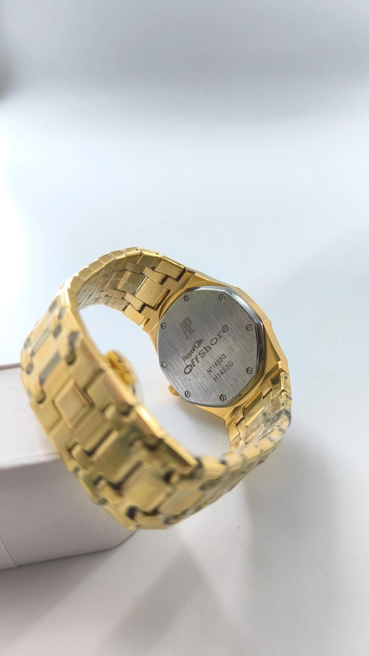 Audemars Piquet Oak Gold Black Dial