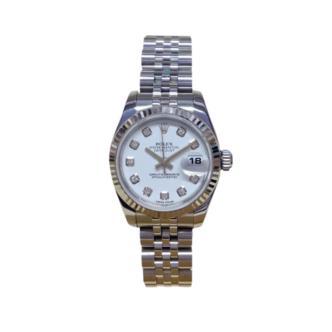 Rolex Datejust Lady 36mm White Diamond Dial