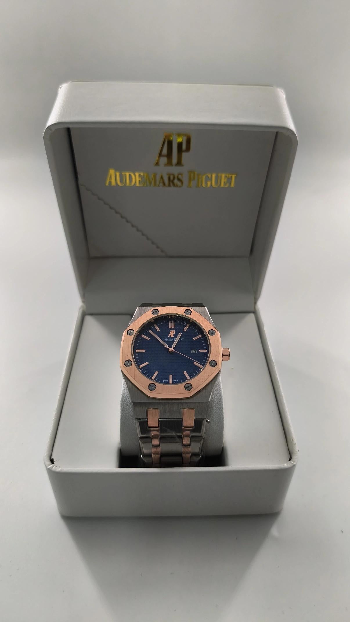 Audemars Piquet Oak Rose Gold Blue Dial