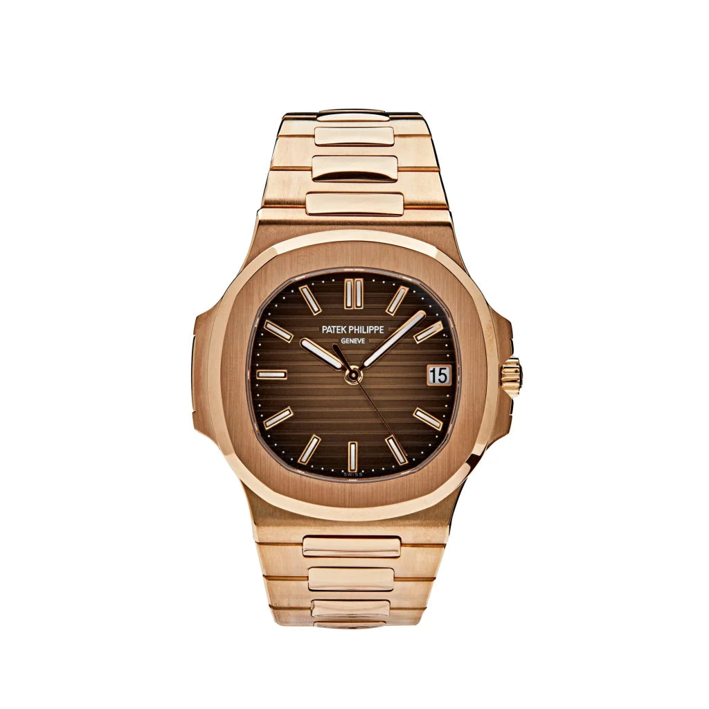 Patek Philippe Nautilus Rose Gold Brown Dial 40.5