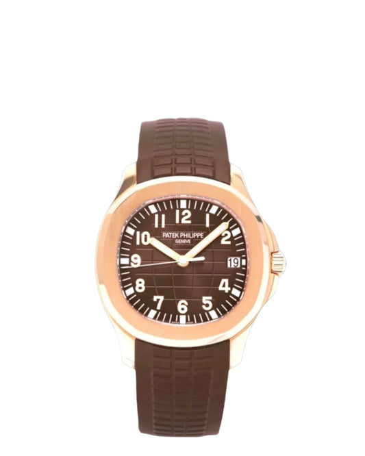 Patek Philippe Aquanaut 5167R Rose Gold Case Chocolate Dial Chocolate Rubber Strap 42.2mm