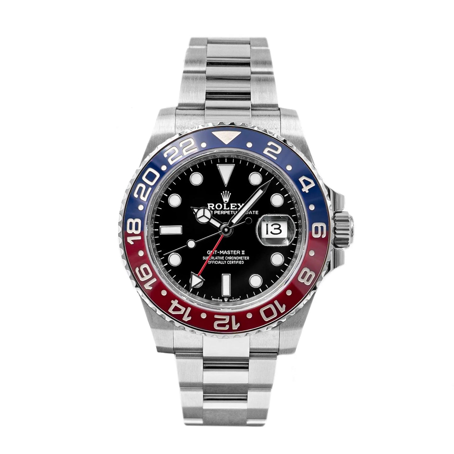 Rolex Gmt-Master II Pepsi Black Dial Oyster