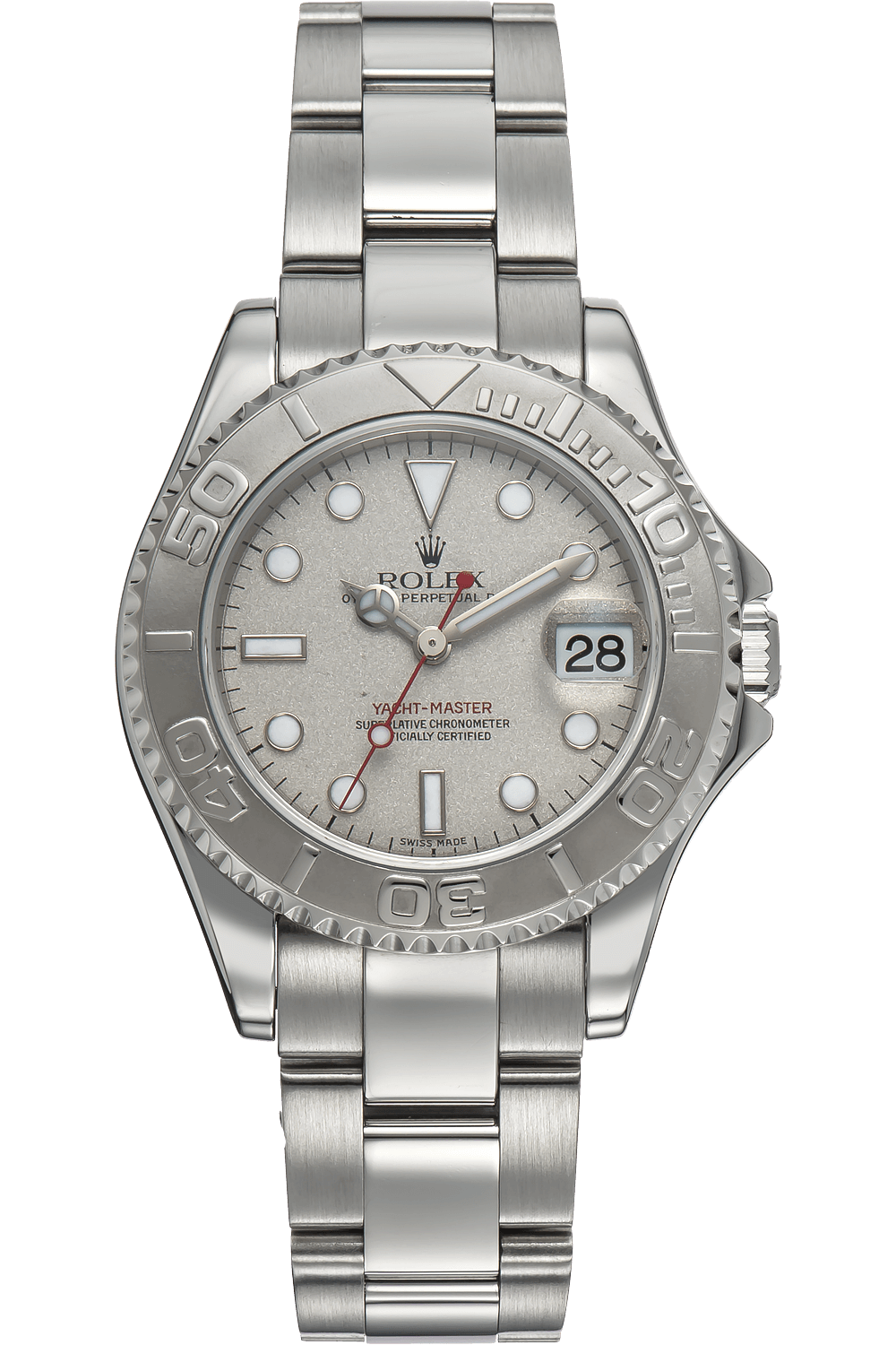 Rolex Yacht-Master 40 Platinum Dial