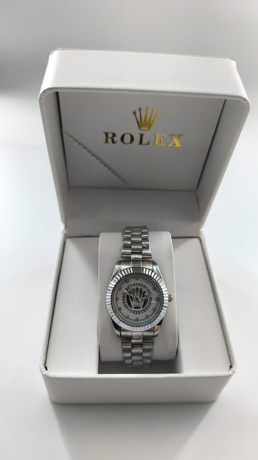 Rolex Corona White Dial Damonds