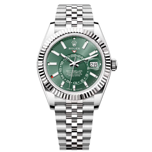 Rolex Sky-Dweller Green Dial Jubilee