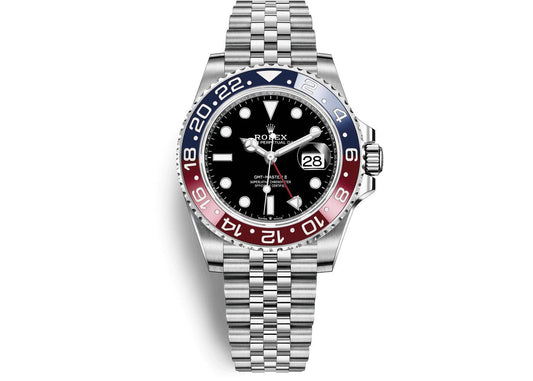 Rolex Gmt-Master II Pepsi Black Dial Jubilee