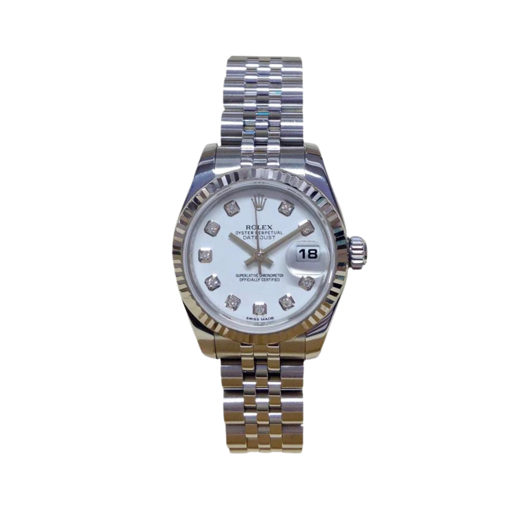 Rolex Fry Oil Oil X6mm White Diamond Zifferblatt