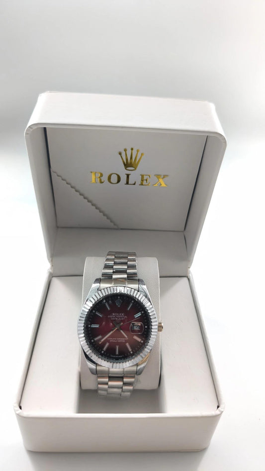 Rolex Datejust Dark Red Dial