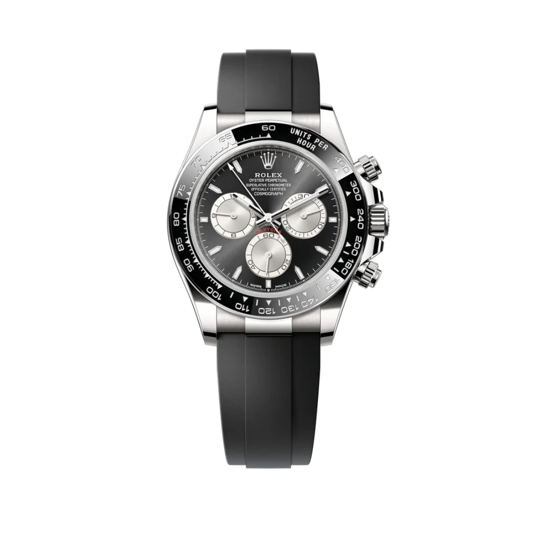 Rolex Daytona Oysterfllex Schwarz Silber