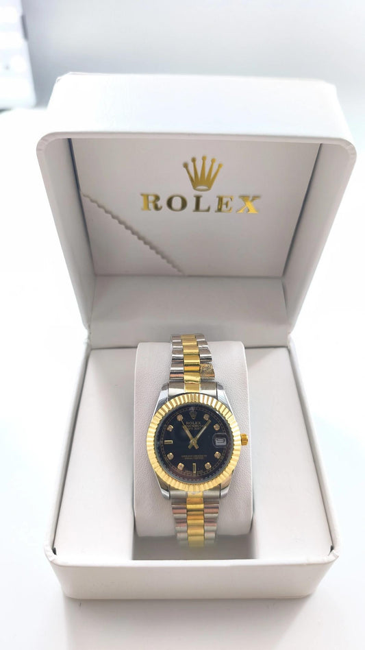 Rolex Datejust 2tone Black Dial