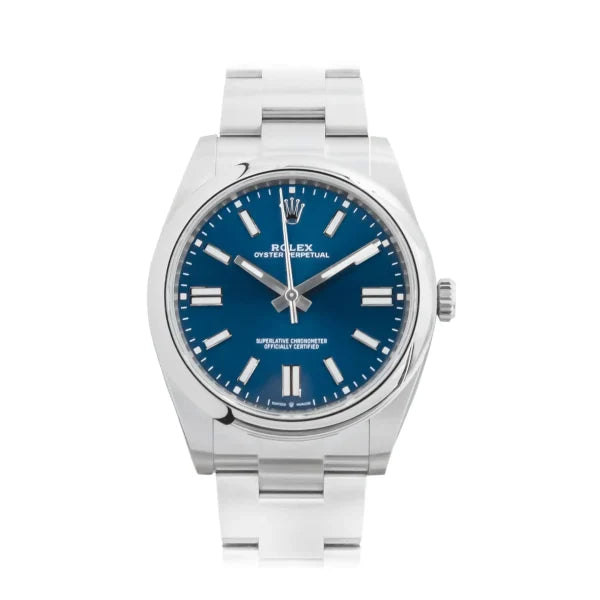 Rolex Oyster Perpetual 41mm Blue Dial