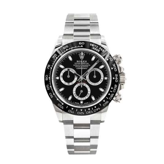 Rolex Daytona Steel Black Dial Ceramic Bezel