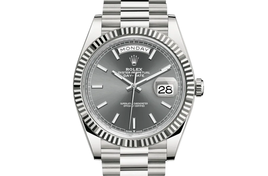 Rolex Day-Date Steel Dark Rhodium Dial President