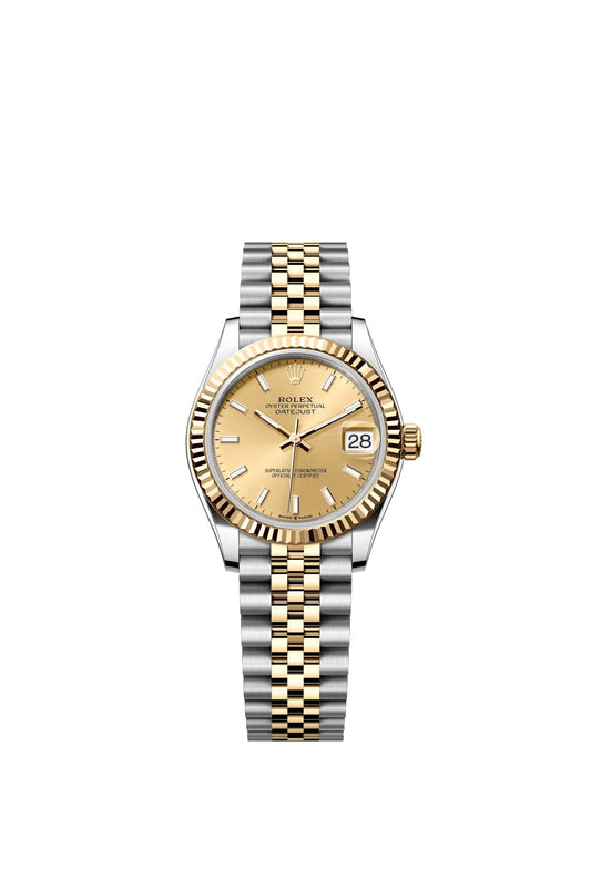 Rolex Datejust TwoTone Yellow Gold Dial Jubilee 31MM