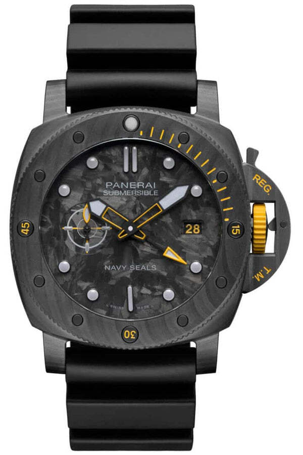 Panerai Submersible Gmt Carbotech Navy Seals 44mm