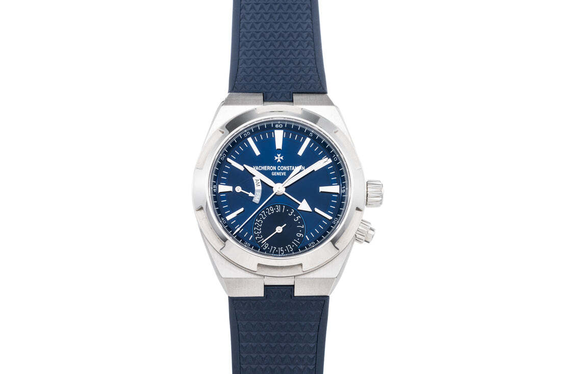 Vacheron Konstantin Overseas Blue Dial Pm/Am Rubber