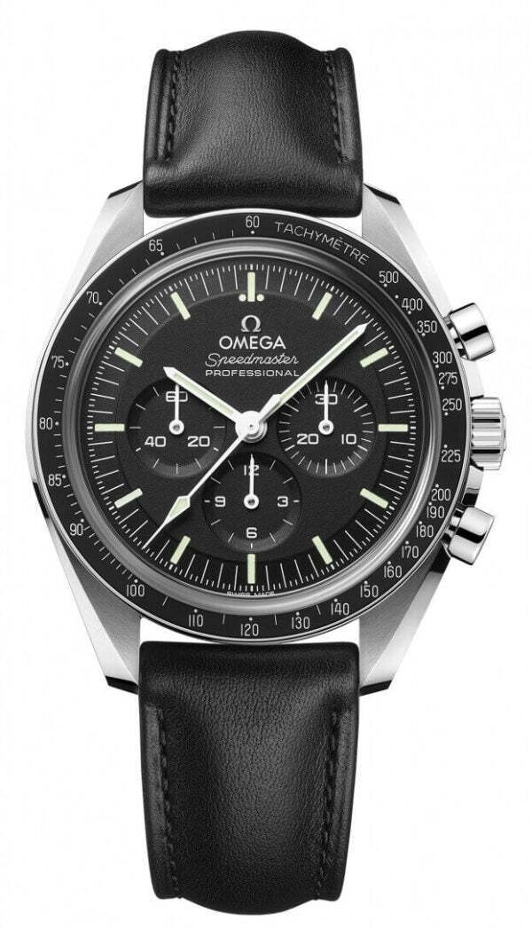 Ωmega Speedmaster Moonwatch Professional CoAxial Master Chronometer Leather Strap 42mm