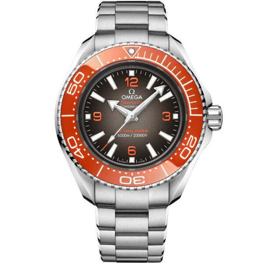 Ωmega Speedmaster Planet Ocean Ultra Deep Grey Dial Orange Bezel 6000M 45.5mm Rubber