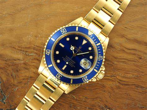 Submariner Gold Blue Dial