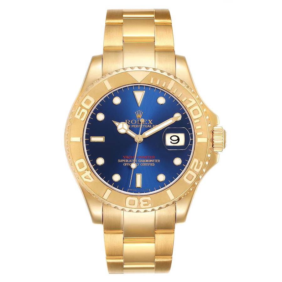 Rolex Yacht-Master 40 Yellow Gold Blue Dial