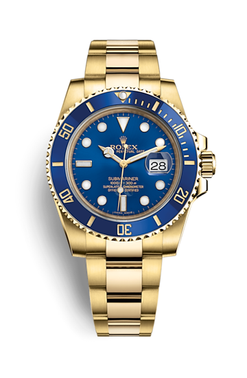 Quadrante blu oro Submariner