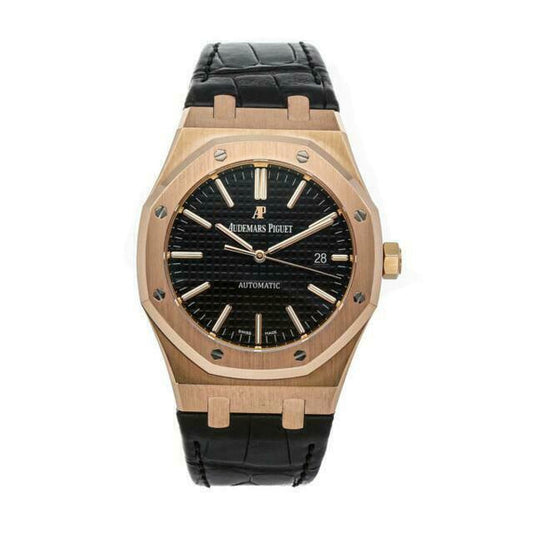 Audemars Piquet Royal Oak 41mm Rose Gold Leather Strap