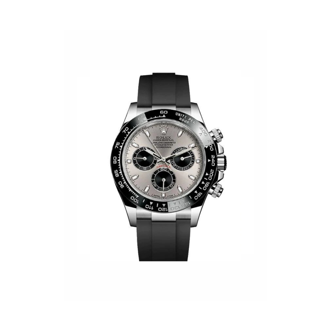 COSMOGRAPH DAYTONA SILVER DIAL BLACK CERAMIC BEZEL BASEWORLD 2017 40MM