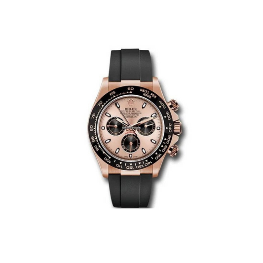 COSMOGRAPH DAYTONA ROSE GOLD DIAL BLACK CERAMIC BEZEL BASEWORLD 2017 40MM